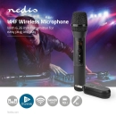 Mikrofon NEDIS MPWL200BK, bežični, crni