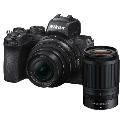 Fotoaparat NIKON Z50 + 16-50VR + 50-250 VR, CMOS senzor, 21.5MP, 4K UHD   - Ljetna promocija NIKON SD2