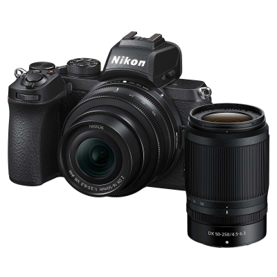 Fotoaparat NIKON Z50 + 16-50VR + 50-250 VR, CMOS senzor, 21.5MP, 4K UHD   - NIKON ZIMSKA PROMOCIJA SD2