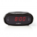 Radio budilica NEDIS LED Display, AM/FM, Snooze, crna