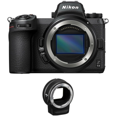 Fotoaparat NIKON Z6II + FTZ Adapter KIT, CMOS senzor, 24.5 MP, 4K UHD   - Fotoaparati