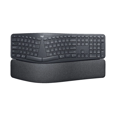 Tipkovnica LOGITECH K860 Ergo split, 920-010108, bežična, crna   - Tipkovnice