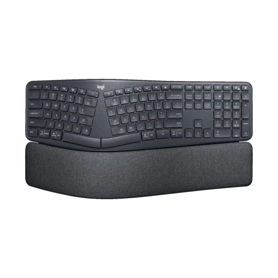 Tipkovnica LOGITECH K860 Ergo split, 920-010108, bežična, crna