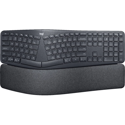 Tipkovnica LOGITECH K860 Ergo split, 920-010108, bežična, crna   - RAČUNALNA PERIFERIJA