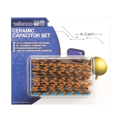 Set keramičkih kondenzatora, 224 komada, 10pF - 220nF Set keramičkih kondenzatora, 224 komada, 10pF - 220nF
