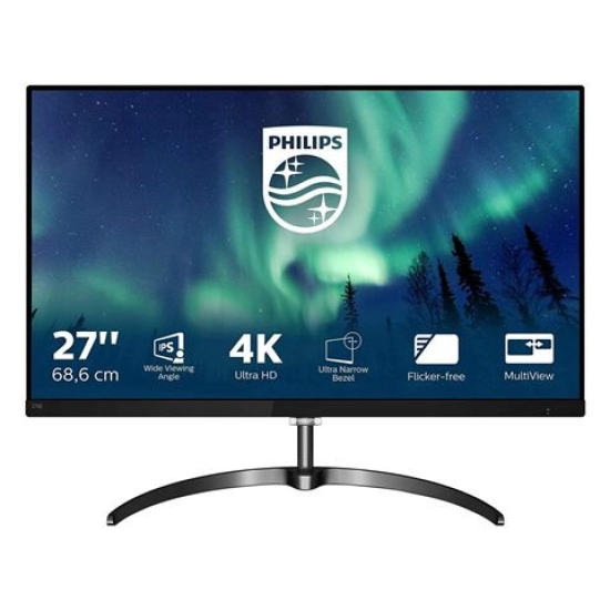 Monitor 27incha PHILIPS PH 276E8VJSB/00, 4K UHD, IPS, 5ms, 350cd/m2, 1000:1