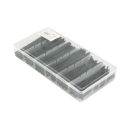 Bužir termo - set 100 x 10cm, crni, 2:1, u kutiji