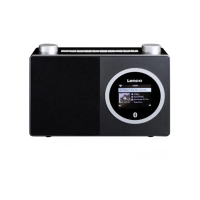 Radio prijemnik LENCO DIR-70BK, internet radio, bluetooth, crno-srebrni   - Radio prijemnici