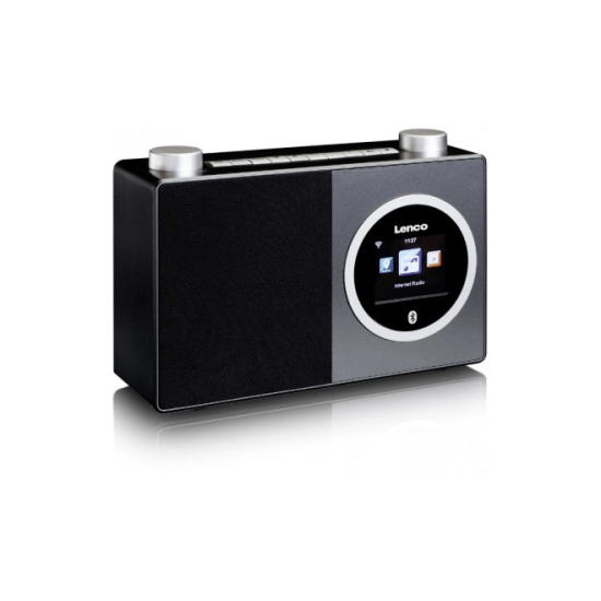 Radio prijemnik LENCO DIR-70BK, internet radio, Bluetooth, crno-srebrni Radio prijemnik LENCO DIR-70BK, internet radio, Bluetooth, crno-srebrni
