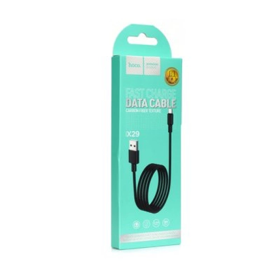 Kabel HOCO X29 Superior style, USB A (M) na USB micro B 2.0 (M), crni, 1m