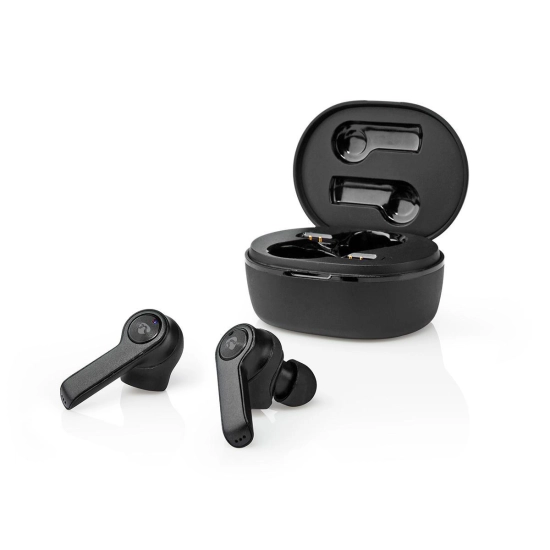 Slušalice NEDIS HPBT5053BK, in-ear, bežične, Bluetooth, crne