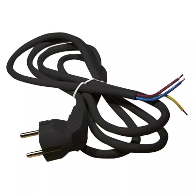Kabel mrežni 3x0.75 EMOS, s utikačem, 3m, crni - Produžni kabeli Kabel mrežni 3x0.75 EMOS, s utikačem, 3m, crni - Produžni kabeli