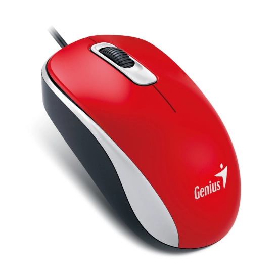 Miš GENIUS DX-110, 1000 DPI, USB A, crveni