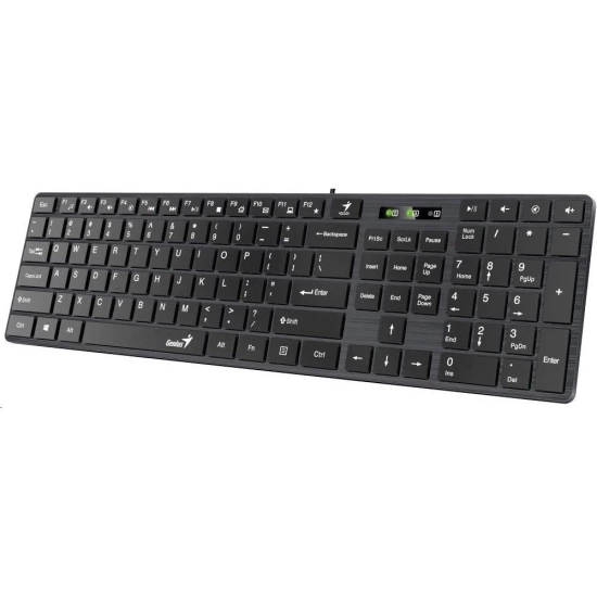Tipkovnica GENIUS SlimStar 126, USB A, crna