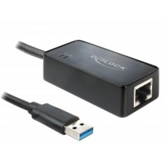 Adapter DELOCK, USB 3.0 na Gigabit LAN, 10/100/1000 Mbps 62121
