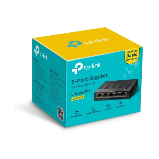 Switch TP-LINK TL-LS1005G, 10/100/1000 Mbps, 5-port