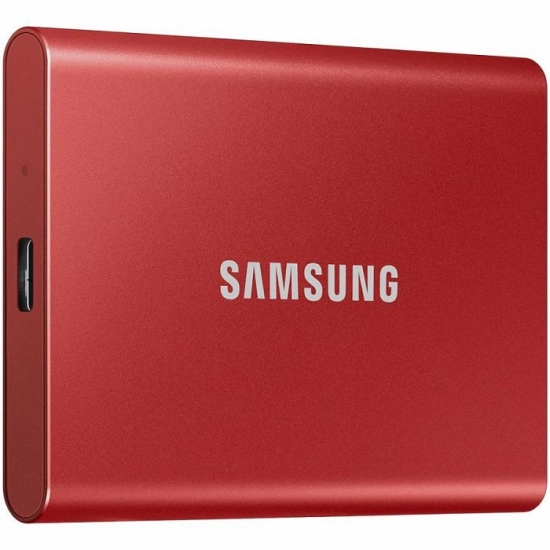 SSD vanjski 500 GB SAMSUNG T7, 1.050/1.000 MB/s, USB 3.2, crveni