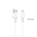 Kabel HOCO X13 Easy charged, USB A (M) na USB micro B 2.0 (M), bijeli, 1m
