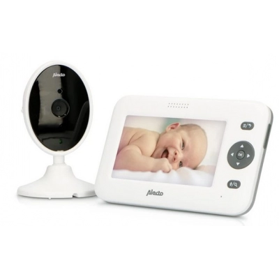 Dječji monitor ALECTO DVM-140, zaslon 4.3incha, 4 uspavanki, funkcija VOX, do 300m   - Dječji audio/video monitori