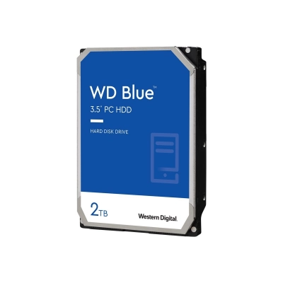 Tvrdi disk 2000 GB WESTERN DIGITAL Blue, WD20EZAZ , SATA3, 256MB cache, 5.400 okr/min, 3.5incha, za desktop   - INFORMATIČKE KOMPONENTE