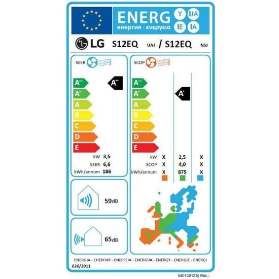 Klima uređaj LG Standard S12ET.NSJ/S12ET.UA3, DUAL inverter, 3.5kW hlađenje, 4.0kW grijanje, tihi rad, samočišćenje sterilizacijom, Wi-Fi povezivost, A++ Klima uređaj LG Standard S12ET.NSJ/S12ET.UA3, DUAL inverter, 3.5kW hlađenje, 4.0kW grijanje, tihi rad, samočišćenje sterilizacijom, Wi-Fi povezivost, A++