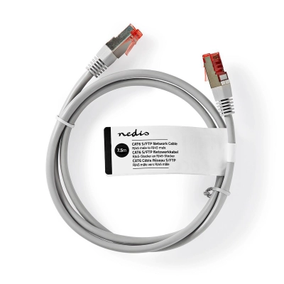 Kabel UTP PATCH 7.5m NEDIS CAT 6 RJ45 M M S/FTP CCGT85221GY75   - Mrežni kabeli