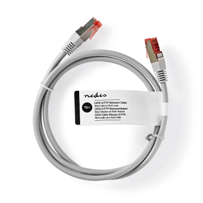 Kabel UTP PATCH 15m NEDIS CAT 6 RJ45 M M S/FTP CCGT85221GY150   - Mrežni kabeli