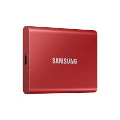 SSD vanjski 2000 GB SAMSUNG T7, MU-PC2T0R/WW, 1.050/1.000 MB/s, USB 3.2, crveni
