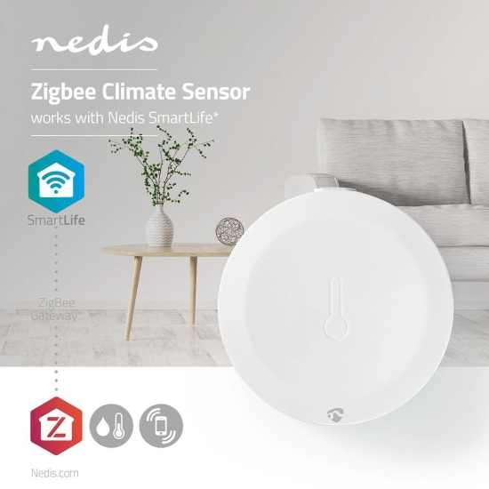 ZigBee Smart klimatski senzor, NEDIS ZBSC10WT
