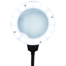 Držač i stalak za lemljenje sa povećalom, LED lampom i spužvicom(metalna i klasična), Mc Power