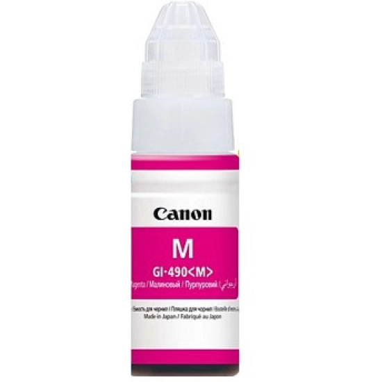 Tinta CANON GI-490M, magenta, za Pixma G1400/G1411/G2400/G2410/G2411/G3400/G3410/G3411/G4410