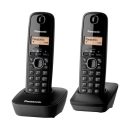 Telefon PANASONIC KX-TG1612FXH, bežični, crni