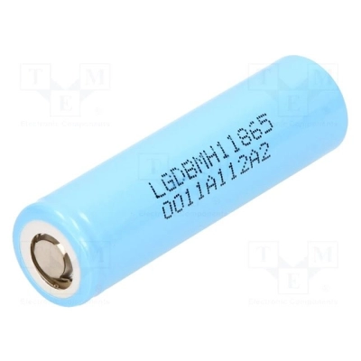 Baterija litijeva 3,7V 18650 Li-Ion 3200mAh, LG Chem    - Litijeve baterije