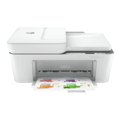 Multifunkcijski printer HP DeskJet Plus 4120e AiO 26Q90B, 1200 DPI, USB, WiFi, bijeli    - Tintni printeri