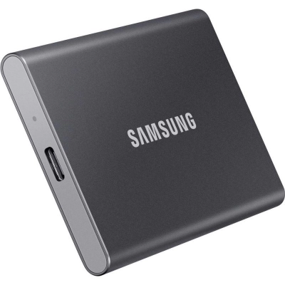 SSD vanjski 1000 GB SAMSUNG T7, MU-PC1T0K/WW, 1.050/1.000 MB/s, USB 3.2, sivi   - POHRANA PODATAKA