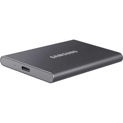SSD vanjski 500 GB SAMSUNG T7 MU-PC500T/WW, USB 3.2, titan sivi   - Vanjski SSD