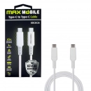 Kabel MAXMOBILE, iPhone Lightning na USB-C, bijeli, 1.2m
