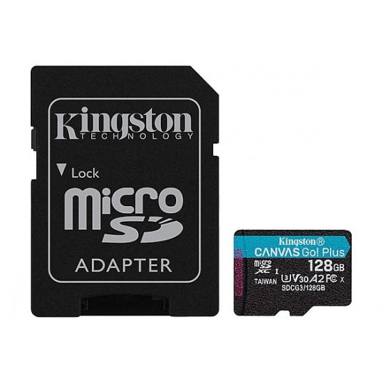 Memorijska kartica KINGSTON Canvas Go Plus, micro SDXC, 128GB, SDCG3/128GB