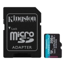 Memorijska kartica KINGSTON Canvas Go Plus, micro SDXC, 256GB + SD adapter