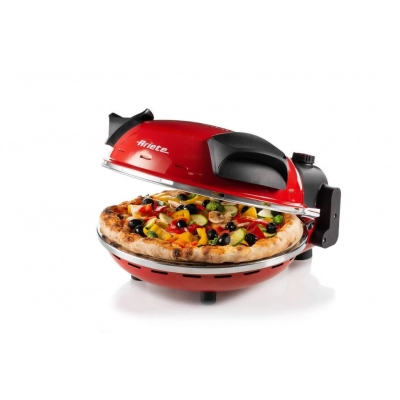 Pekač pizze ARIETE MOD 909/10, 1200W, 33cm, crveni   - MALI KUHINJSKI UREĐAJI