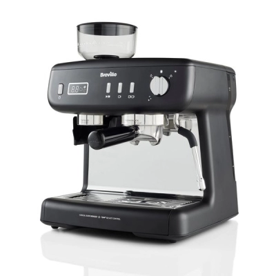 Aparat za kavu BREVILLE Barista Max Plus, sa mlincem, 1300W , crni   - Aparati za kavu