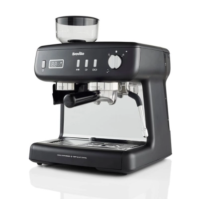 Aparat za kavu BREVILLE Barista Max Plus, sa mlincem, 1300W , crni  