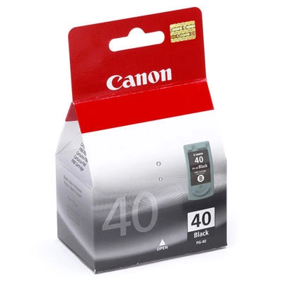 Tinta CANON PG-40, crna, za Pixma iP2200/iP2500/iP2600/iP1900/MP140/MP150/MP160/MP170/MP190/MP210/MP220/MP450/MP450x/MP460/MP470/iP1200/iP1600/iP1800/iP1700/iP1300/MX310, FAX JX510P/JX200/JX210P/JX500   - Canon