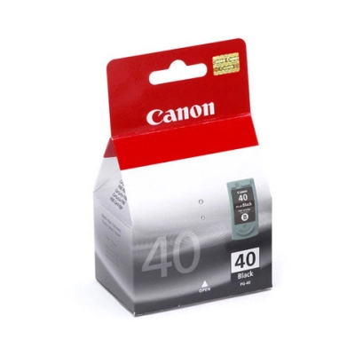 Tinta CANON PG-40, crna, za Pixma iP2200/iP2500/iP2600/iP1900/MP140/MP150/MP160/MP170/MP190/MP210/MP220/MP450/MP450x/MP460/MP470/iP1200/iP1600/iP1800/iP1700/iP1300/MX310, FAX JX510P/JX200/JX210P/JX500   - Canon