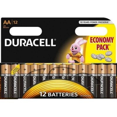 Baterija alkalna AA - K12  Duracell  Economy pack    - Jednokratne baterije