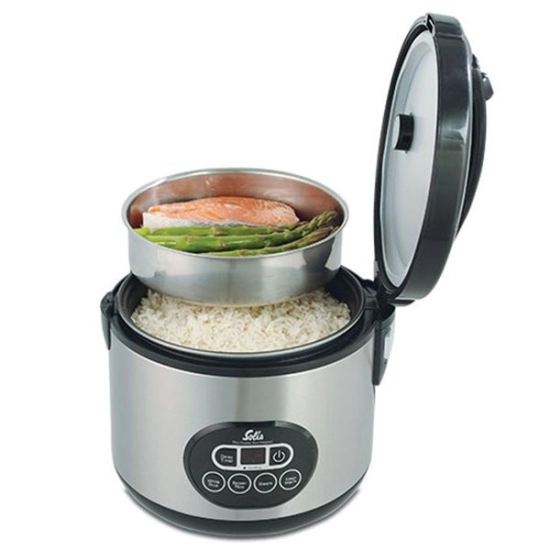 Kuhalo za rižu SOLIS Rice Cooker Duo Program, 1.2l, sivo