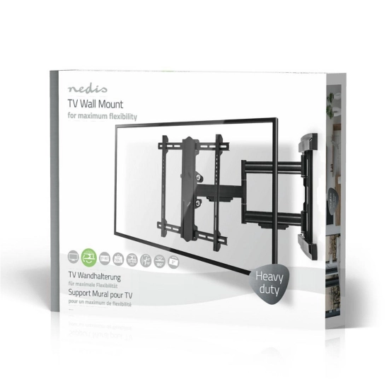Nosač zidni za TV NEDIS TVWM6550BK, 37-80incha, 50kg