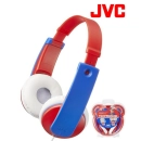 Slušalice JVC HA-KD7-RNE, dječje, on-ear, 3.5mm, plavo crvene