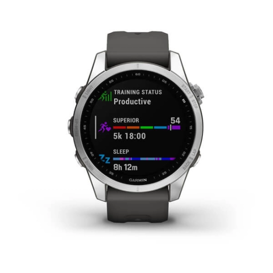 Pametni sat GARMIN Fenix 7S Stainless Steel Graphite remen 010-02539-01