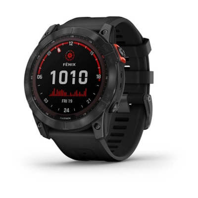 Pametni sat GARMIN Fenix 7X Solar, GPS, multisport, Slate Gray, crni remen, 010-02541-01   - SUPER DEAL